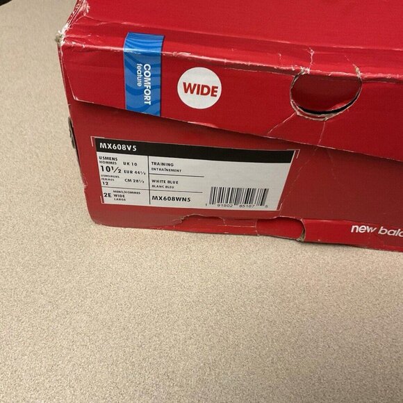NEW! MEN’S NEW BALANCE 608v5 CROSS TRAINING SHOES. SIZE 10.5 (2E WIDE). NICE!!! main image 6